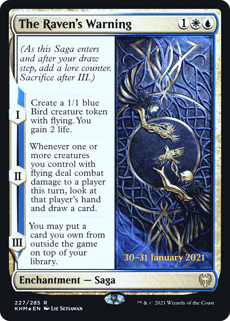 The Raven's Warning [Kaldheim Prerelease Promos] - The Mythic Store | 24h Order Processing