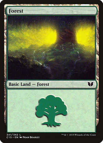 Forest (341) [Commander 2015] - The Mythic Store | 24h Order Processing