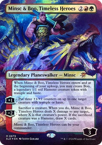 Minsc & Boo, Timeless Heroes (Rainbow Foil) [Secret Lair Drop Series] - The Mythic Store | 24h Order Processing