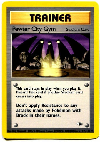 Pewter City Gym (115/132) [Gym Heroes Unlimited] - The Mythic Store | 24h Order Processing