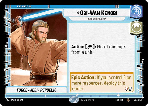 Obi-Wan Kenobi - Patient Mentor (003/257) (003/257) [Twilight of the Republic] - The Mythic Store | 24h Order Processing