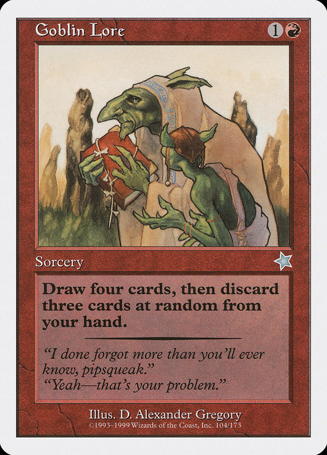 Goblin Lore [Starter 1999] - The Mythic Store | 24h Order Processing