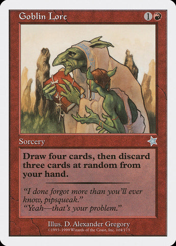 Goblin Lore [Starter 1999] - The Mythic Store | 24h Order Processing
