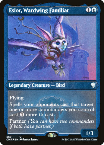 Esior, Wardwing Familiar (Etched) [Commander Legends] - The Mythic Store | 24h Order Processing