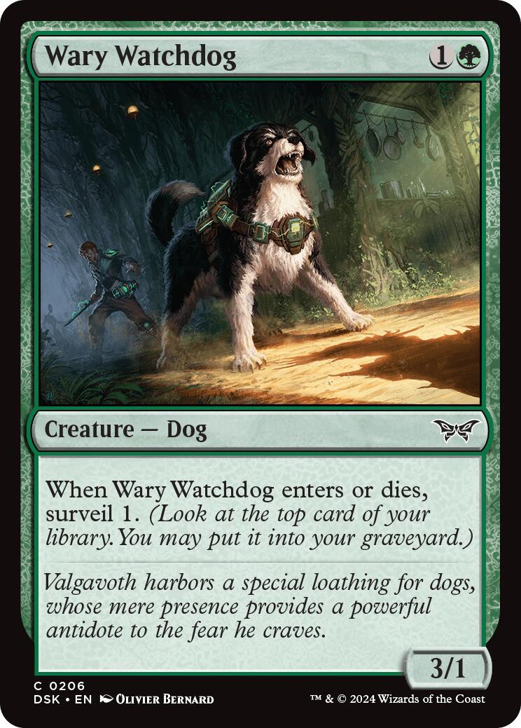 Wary Watchdog [Duskmourn: House of Horror] - The Mythic Store | 24h Order Processing