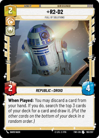 R2-D2 - Full of Solutions (193/257) (193/257) [Twilight of the Republic] - The Mythic Store | 24h Order Processing