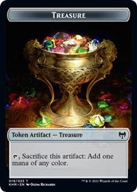 Treasure // Tyvar Kell Emblem Double-Sided Token [Kaldheim Tokens] - The Mythic Store | 24h Order Processing