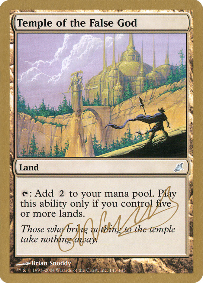 Temple of the False God (Gabriel Nassif) [World Championship Decks 2004] - The Mythic Store | 24h Order Processing