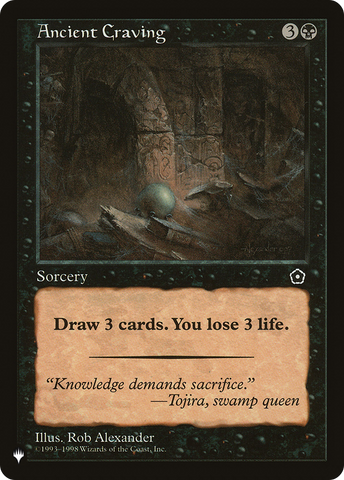 Ancient Craving [The List] - The Mythic Store | 24h Order Processing