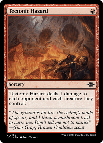 Tectonic Hazard [The Lost Caverns of Ixalan] - The Mythic Store | 24h Order Processing