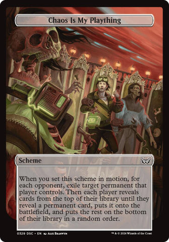 Chaos is My Plaything (Full Art) [Duskmourn: Archenemy] - The Mythic Store | 24h Order Processing