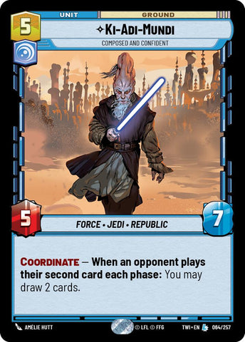 Ki-Adi-Mundi - Composed and Confident (064/257) (064/257) [Twilight of the Republic] - The Mythic Store | 24h Order Processing