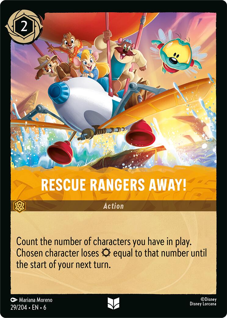 Rescue Rangers Away! (29/204) [Azurite Sea] - The Mythic Store | 24h Order Processing