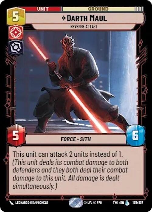 Darth Maul - Revenge at Last (135/257) [Twilight of the Republic] - The Mythic Store | 24h Order Processing