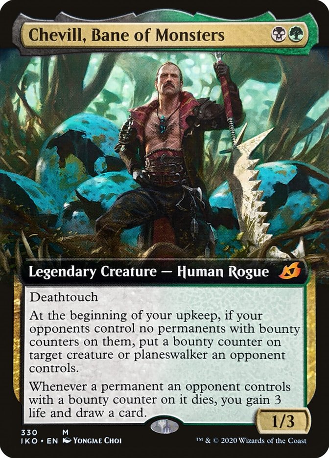 Chevill, Bane of Monsters (Extended Art) [Ikoria: Lair of Behemoths] - The Mythic Store | 24h Order Processing