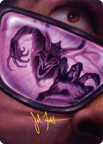 Doomsday Excruciator Art Card (Gold-Stamped Signature) [Duskmourn: House of Horror Art Series] - The Mythic Store | 24h Order Processing