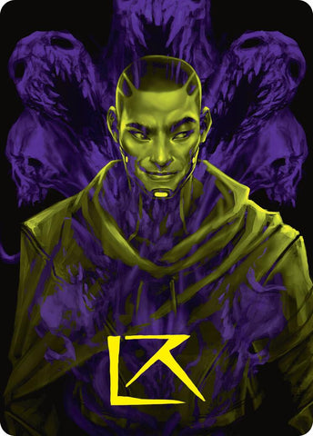 Kaito, Bane of Nightmares Art Card (Gold-Stamped Signature) [Duskmourn: House of Horror Art Series] - The Mythic Store | 24h Order Processing