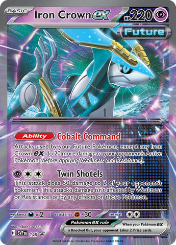 Iron Crown ex (146) [Scarlet & Violet: Black Star Promos] - The Mythic Store | 24h Order Processing