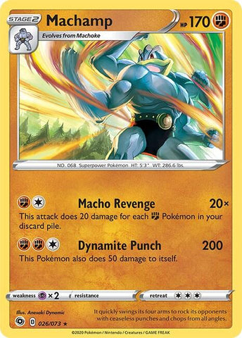 Machamp (26/73) (Intro Deck) [Sword & Shield: Champion's Path] - The Mythic Store | 24h Order Processing