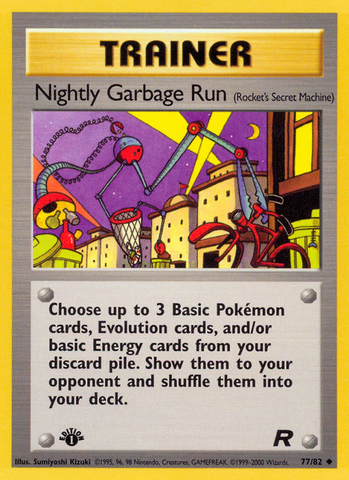 Nightly Garbage Run (77/82) [Team Rocket 1st Edition] - The Mythic Store | 24h Order Processing