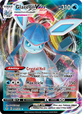 Glaceon VMAX (041/203) [Sword & Shield: Evolving Skies] - The Mythic Store | 24h Order Processing