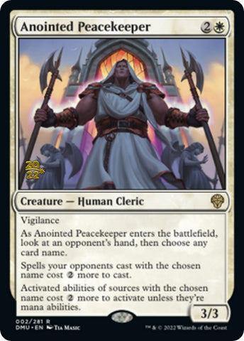 Anointed Peacekeeper [Dominaria United Prerelease Promos] - The Mythic Store | 24h Order Processing