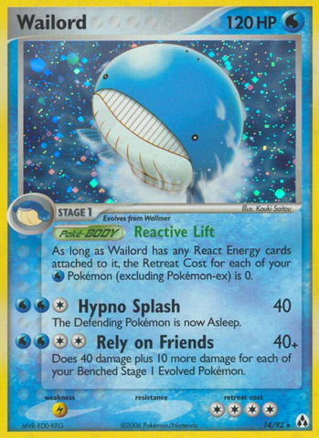 Wailord (14/92) [EX: Legend Maker] - The Mythic Store | 24h Order Processing