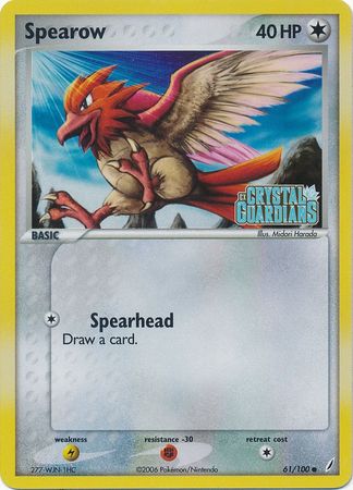 Spearow (61/100) (Stamped) [EX: Crystal Guardians] - The Mythic Store | 24h Order Processing