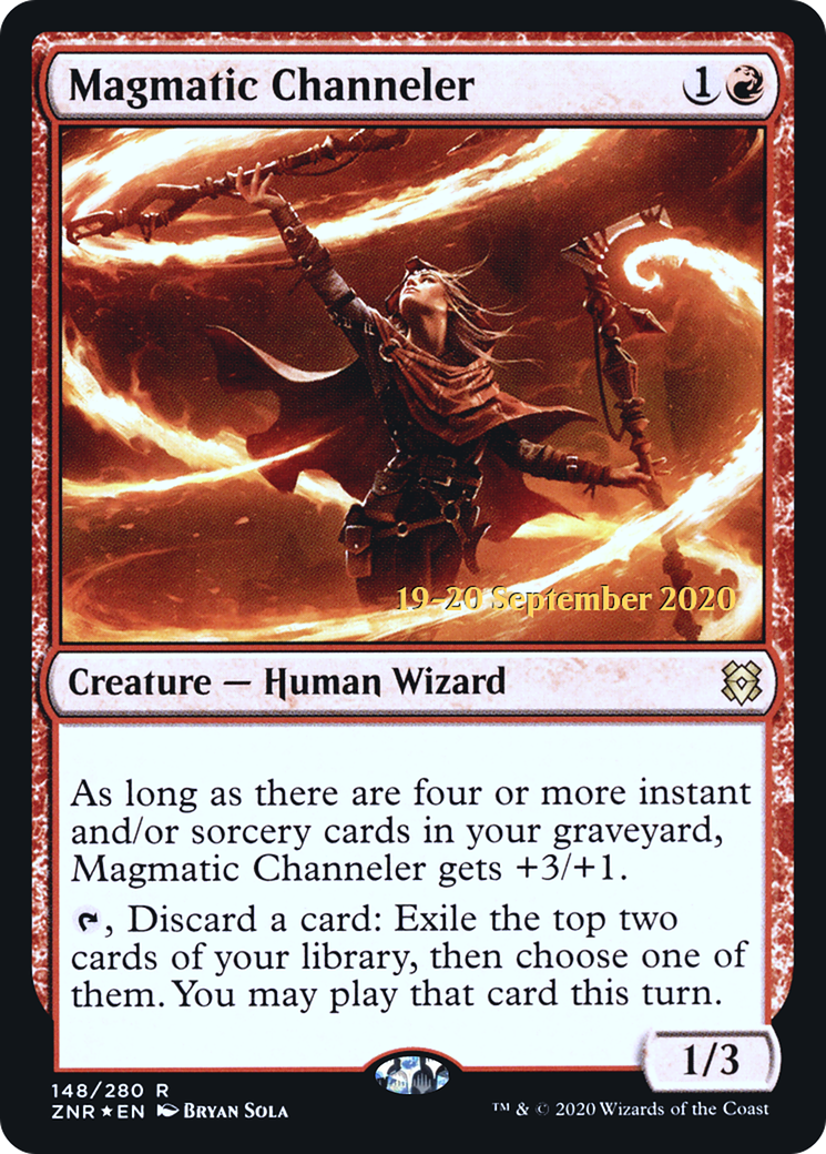 Magmatic Channeler [Zendikar Rising Prerelease Promos] - The Mythic Store | 24h Order Processing