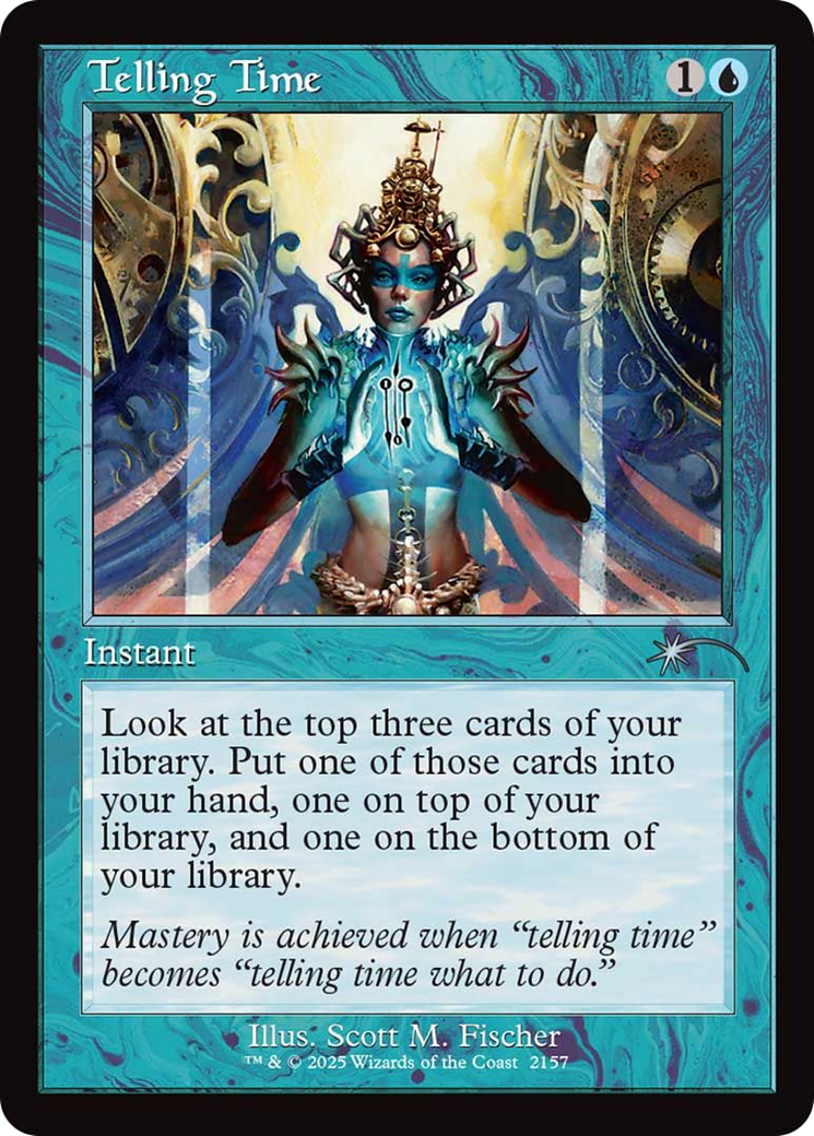 Telling Time (Retro Frame) [Secret Lair Drop Series] - The Mythic Store | 24h Order Processing