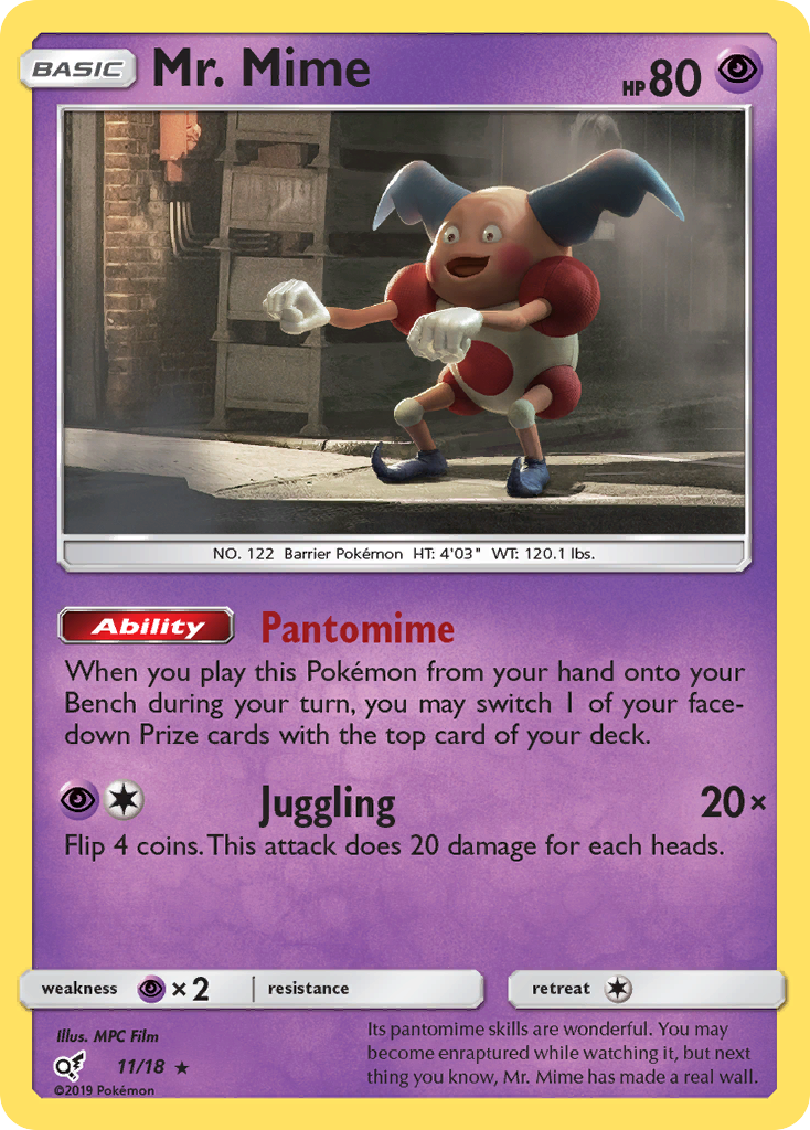 Mr. Mime (11/18) [Sun & Moon: Detective Pikachu] - The Mythic Store | 24h Order Processing