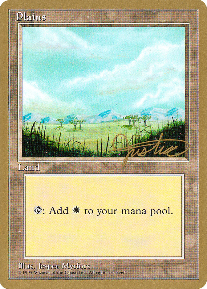 Plains (mj365) (Mark Justice) [Pro Tour Collector Set] - The Mythic Store | 24h Order Processing