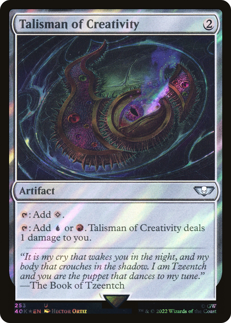 Talisman of Creativity (Surge Foil) [Warhammer 40,000] - The Mythic Store | 24h Order Processing