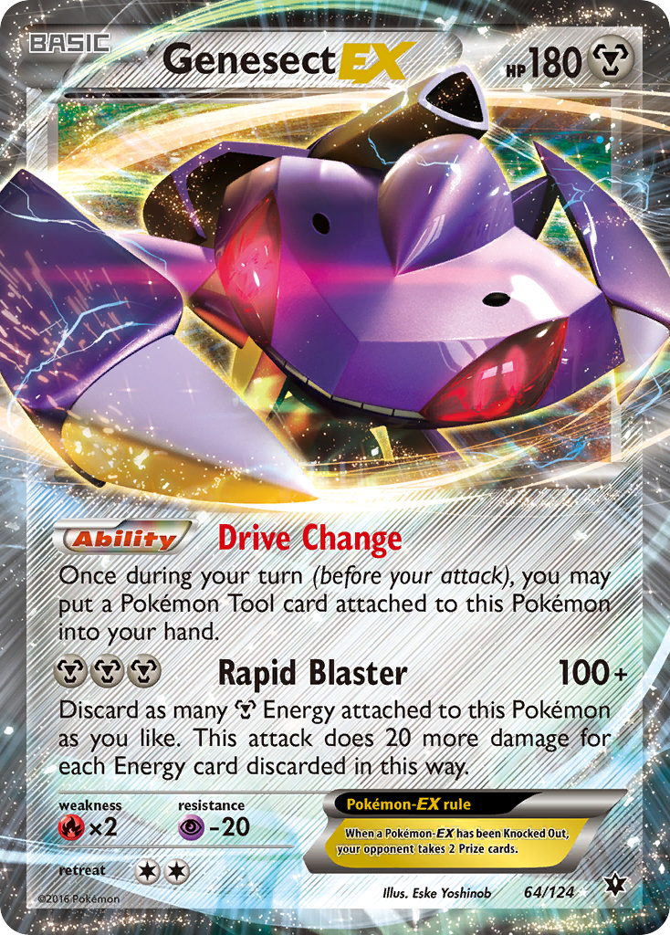 Genesect EX (64/124) [XY: Fates Collide] - The Mythic Store | 24h Order Processing