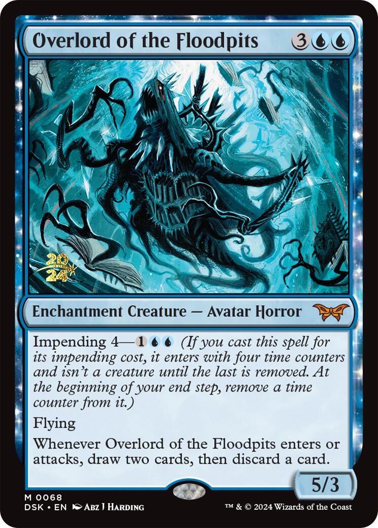 Overlord of the Floodpits [Duskmourn: House of Horror Prerelease Promos] - The Mythic Store | 24h Order Processing