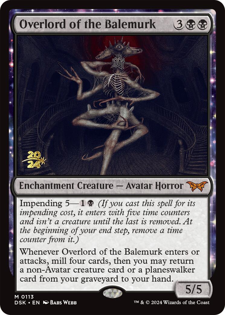 Overlord of the Balemurk [Duskmourn: House of Horror Prerelease Promos] - The Mythic Store | 24h Order Processing