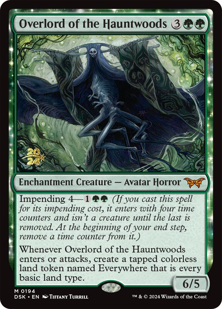 Overlord of the Hauntwoods [Duskmourn: House of Horror Prerelease Promos] - The Mythic Store | 24h Order Processing