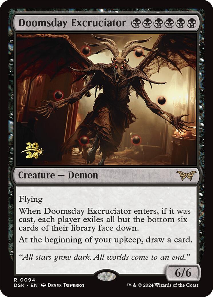 Doomsday Excruciator [Duskmourn: House of Horror Prerelease Promos] - The Mythic Store | 24h Order Processing