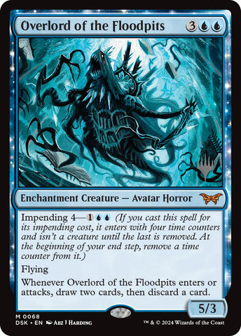 Overlord of the Floodpits (Promo Pack) [Duskmourn: House of Horror Promos] - The Mythic Store | 24h Order Processing
