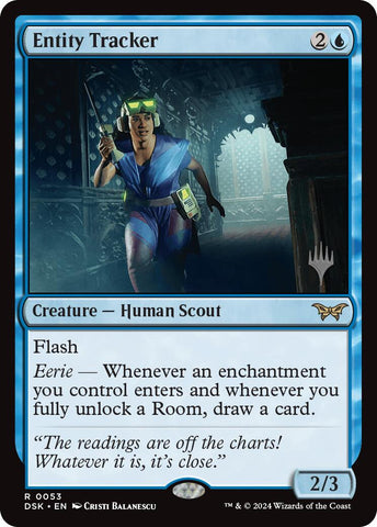 Entity Tracker (0053) (Promo Pack) [Duskmourn: House of Horror Promos] - The Mythic Store | 24h Order Processing