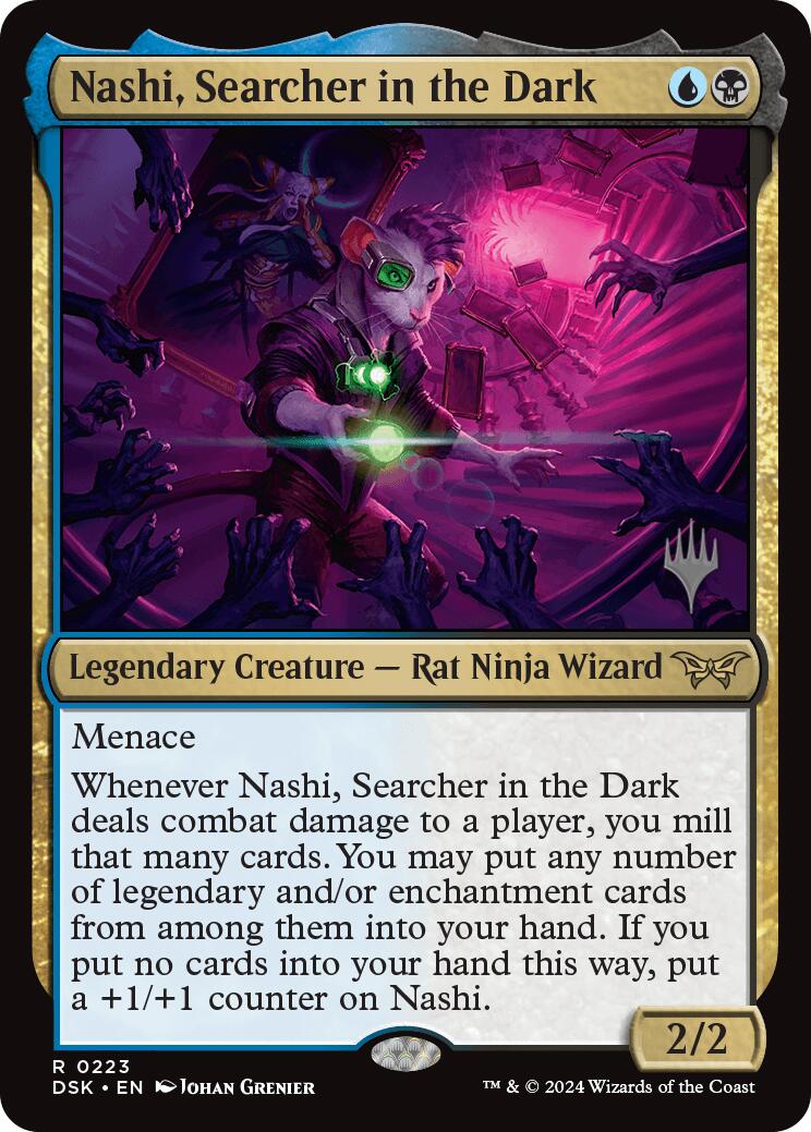 Nashi, Searcher in the Dark [Duskmourn: House of Horror Promos] - The Mythic Store | 24h Order Processing