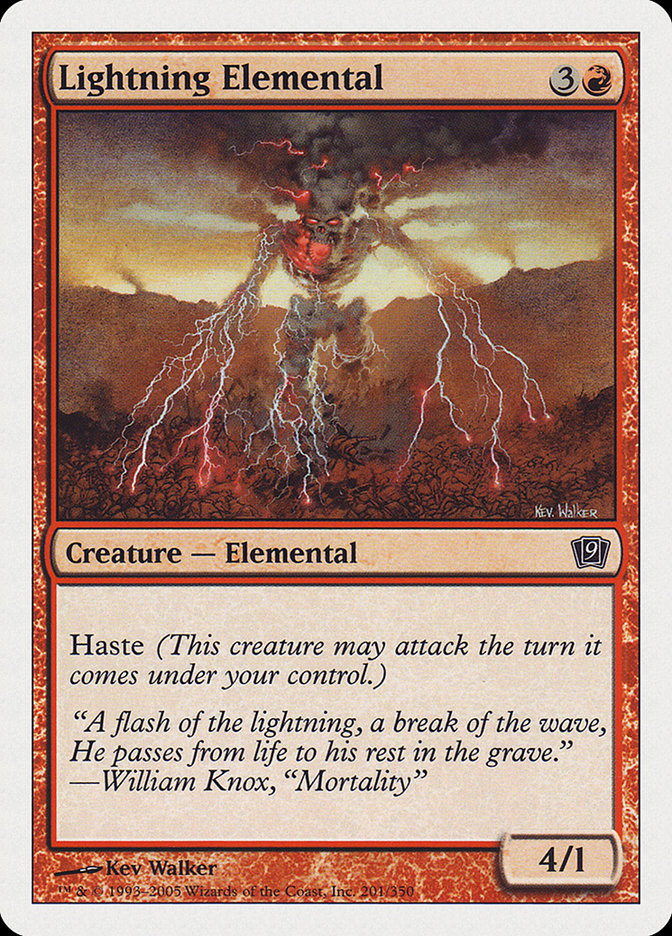 Lightning Elemental [Ninth Edition] - The Mythic Store | 24h Order Processing