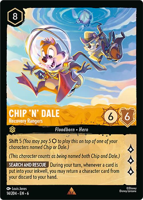 Chip 'n' Dale - Recovery Rangers (14/204) [Azurite Sea] - The Mythic Store | 24h Order Processing