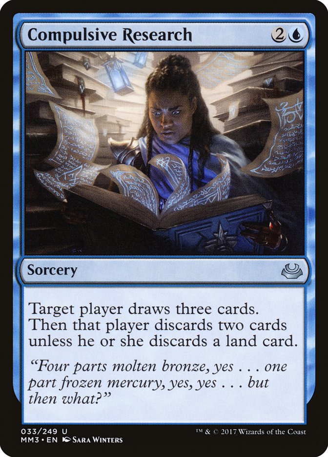 Compulsive Research [Modern Masters 2017] - The Mythic Store | 24h Order Processing