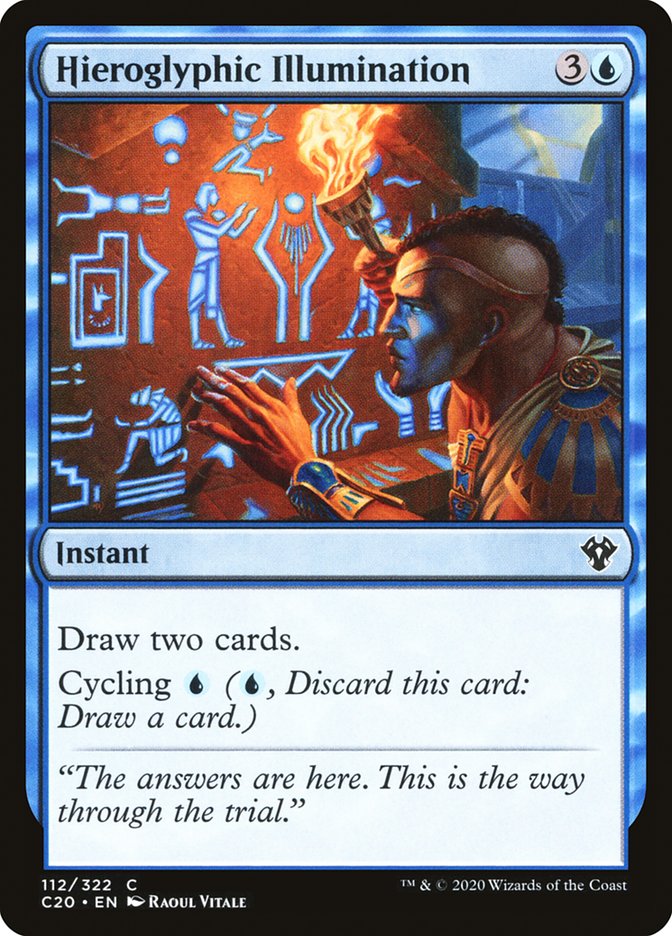Hieroglyphic Illumination [Commander 2020] - The Mythic Store | 24h Order Processing