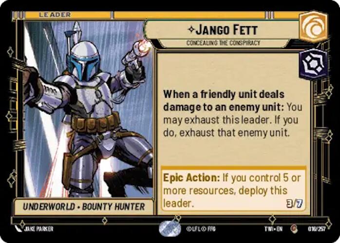 Jango Fett - Concealing the Conspiracy (016/257) [Twilight of the Republic] - The Mythic Store | 24h Order Processing