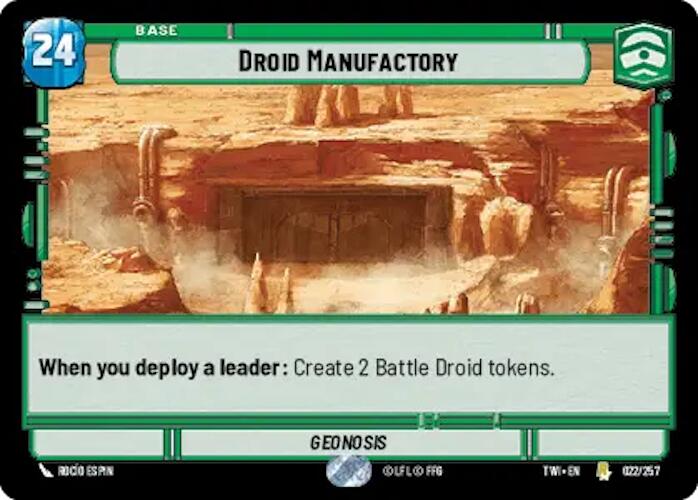 Droid Manufactory (022/257) [Twilight of the Republic] - The Mythic Store | 24h Order Processing