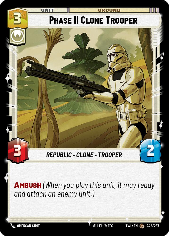 Phase II Clone Trooper (242/257) [Twilight of the Republic] - The Mythic Store | 24h Order Processing