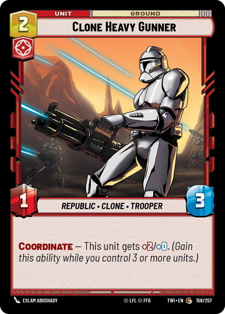 Clone Heavy Gunner (158/257) [Twilight of the Republic] - The Mythic Store | 24h Order Processing