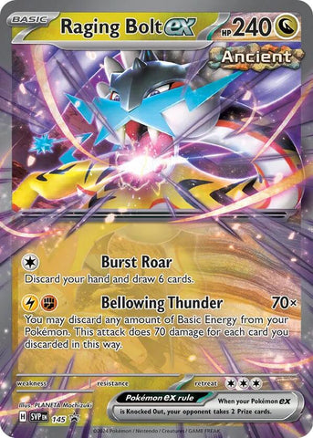 Raging Bolt ex (145) [Scarlet & Violet: Black Star Promos] - The Mythic Store | 24h Order Processing